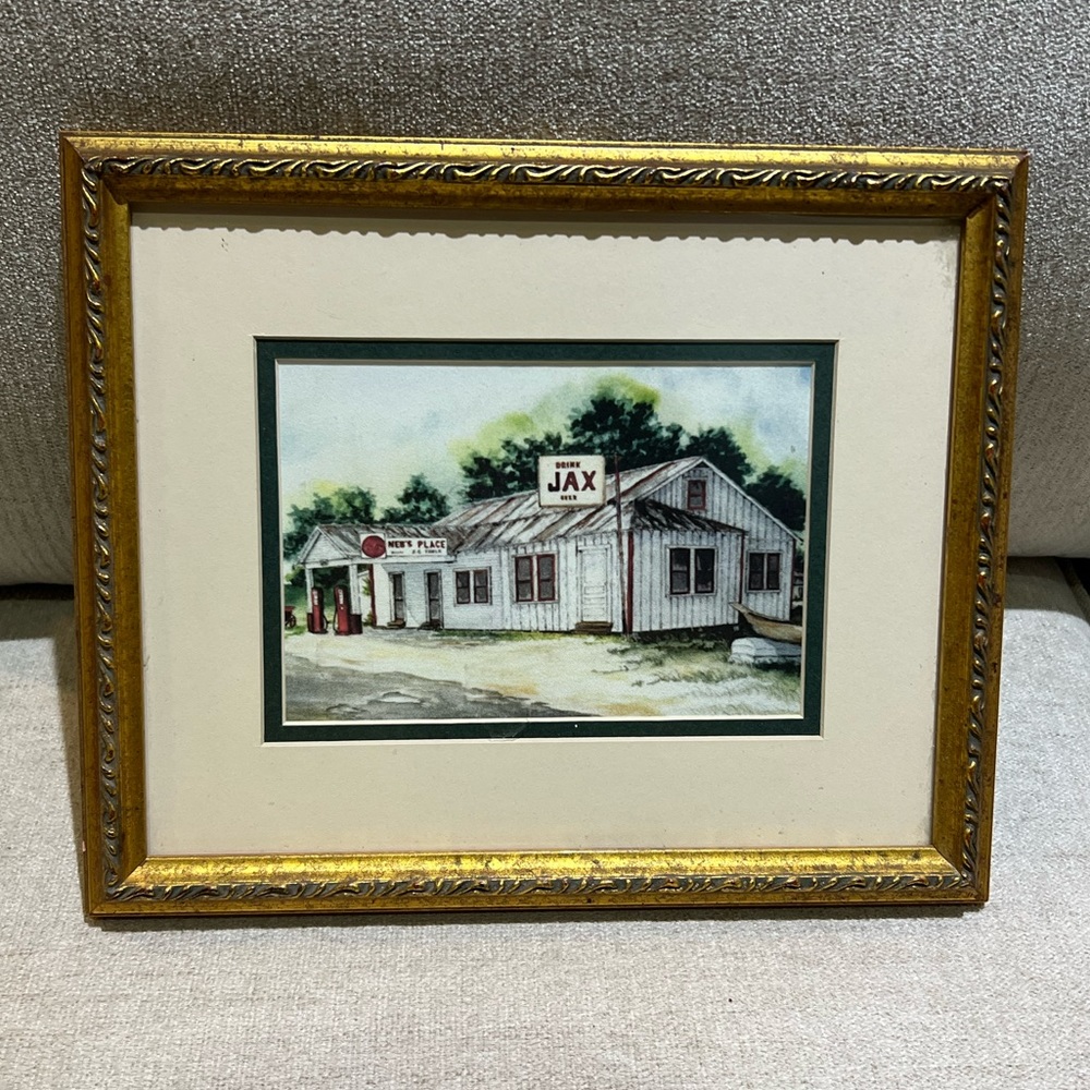 Otis Dobson Nebs Place Painting Framed